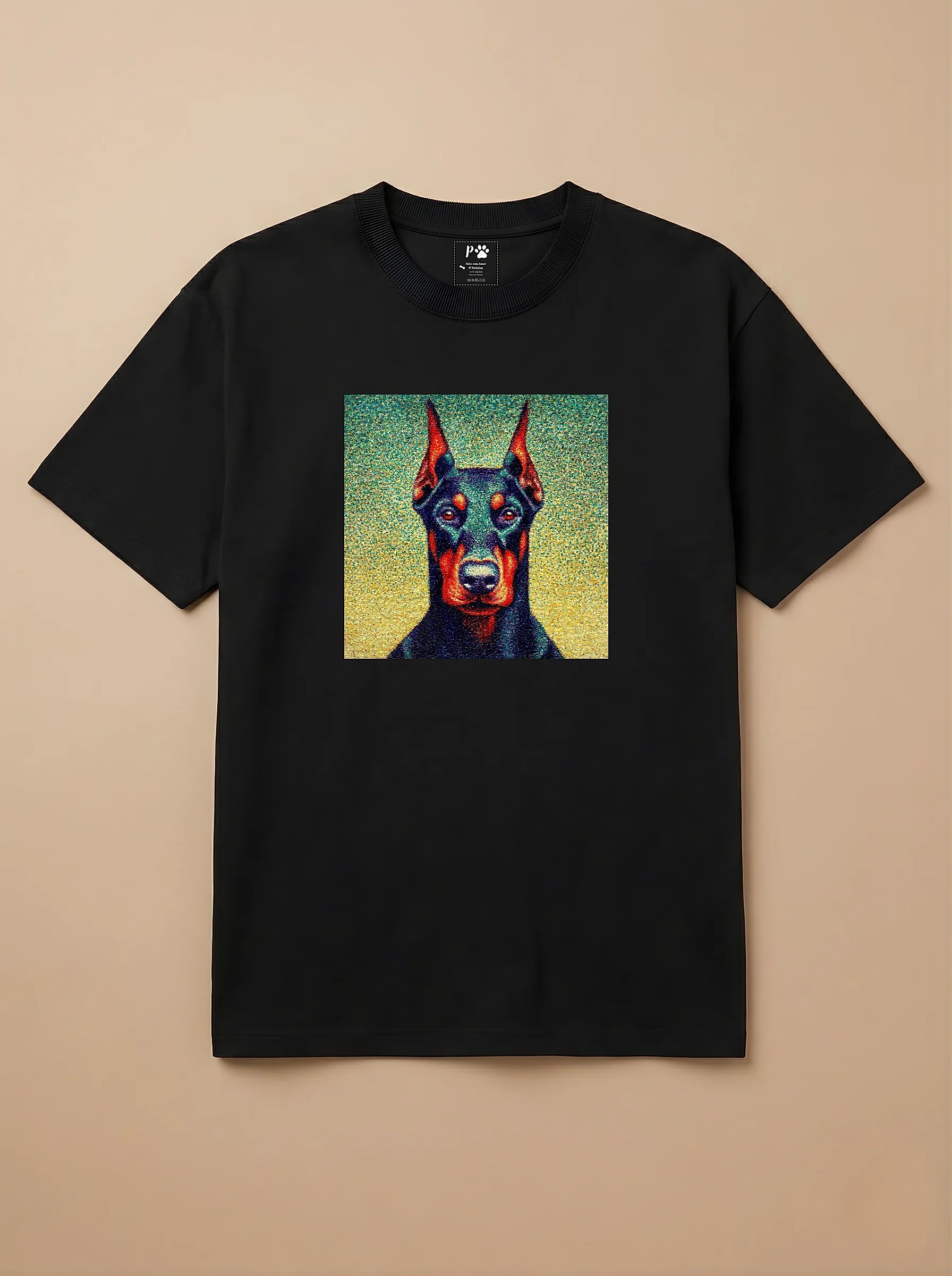 Camisa Pontilhismo - Dobermann
