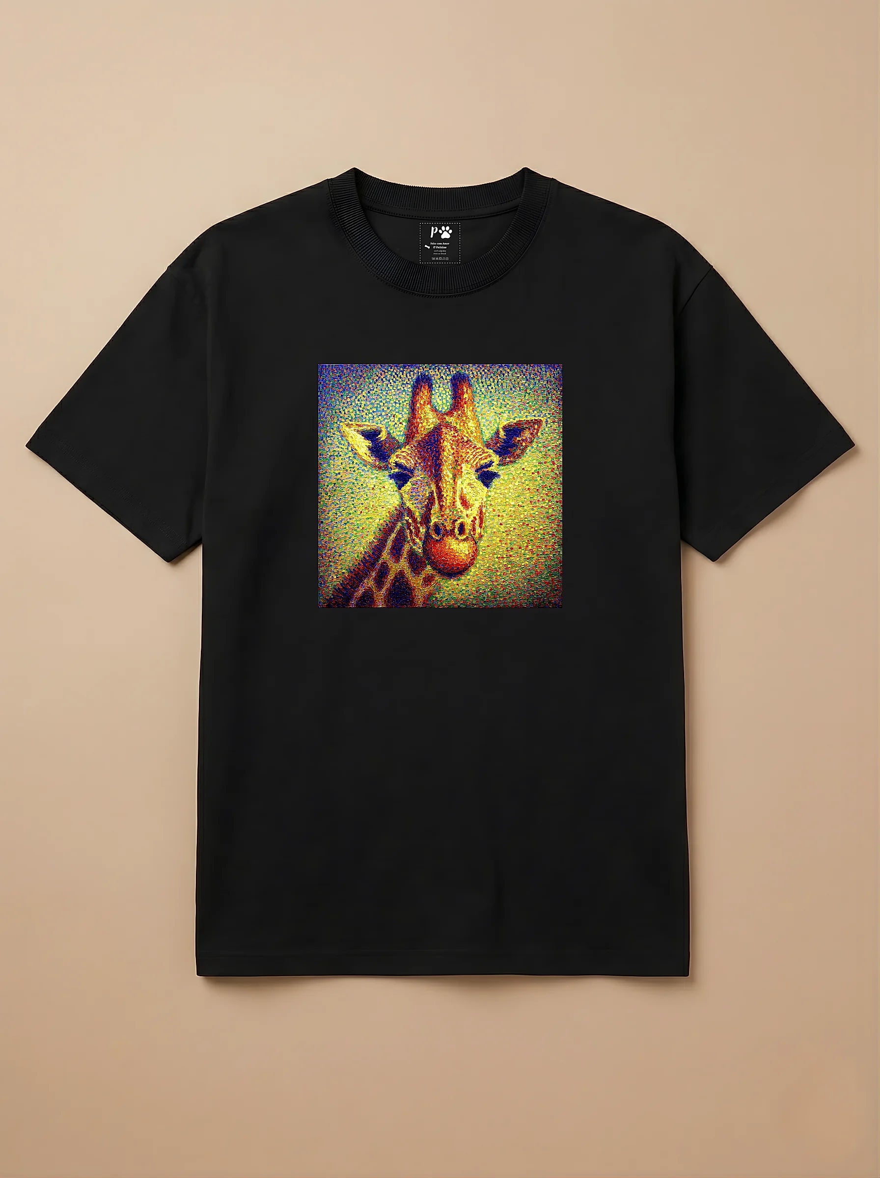 Camisa Pontilhismo - Girafa