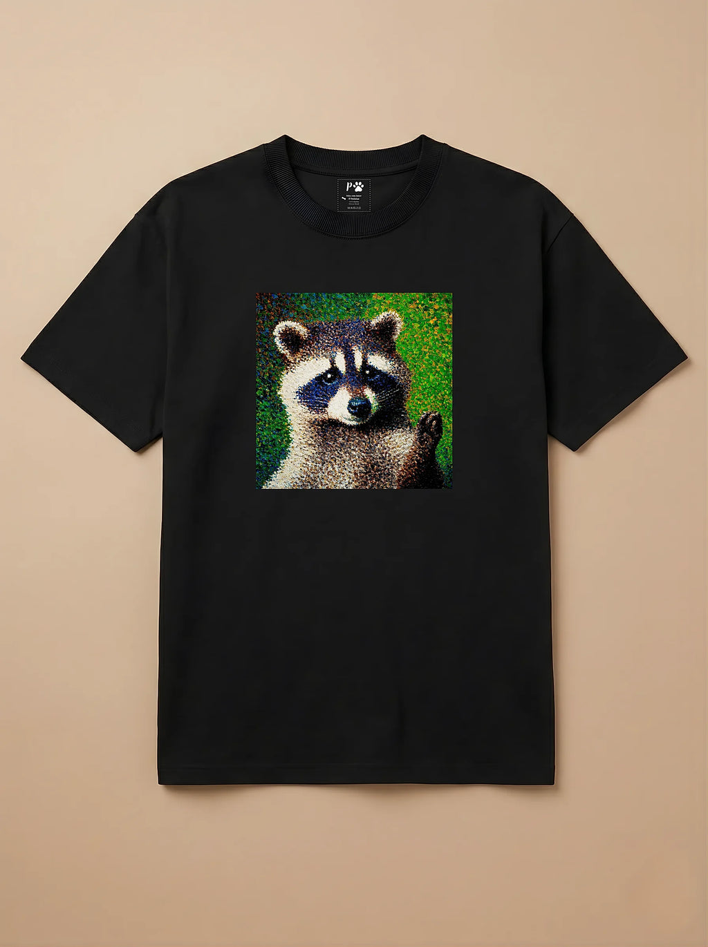 Camisa Pontilhismo - Guaxinim