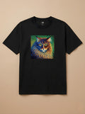Camisa Pontilhismo - Gato Maine Coon