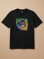 Camisa Pontilhismo - Gato Maine Coon