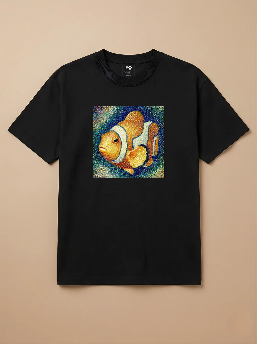 Camisa Pontilhismo - Peixe Palhaço