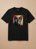 Camisa Pontilhismo - Gato Preto