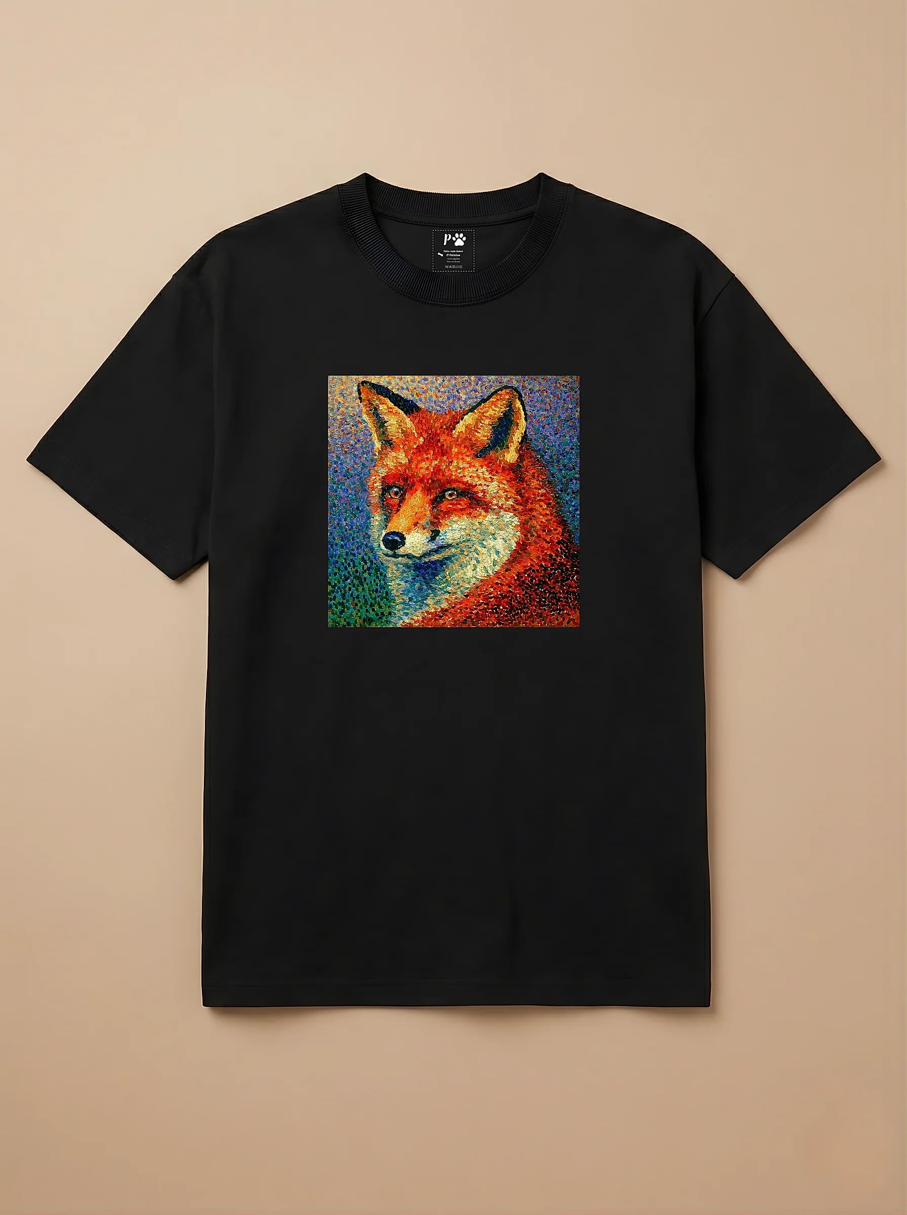 Camisa Pontilhismo - Raposa