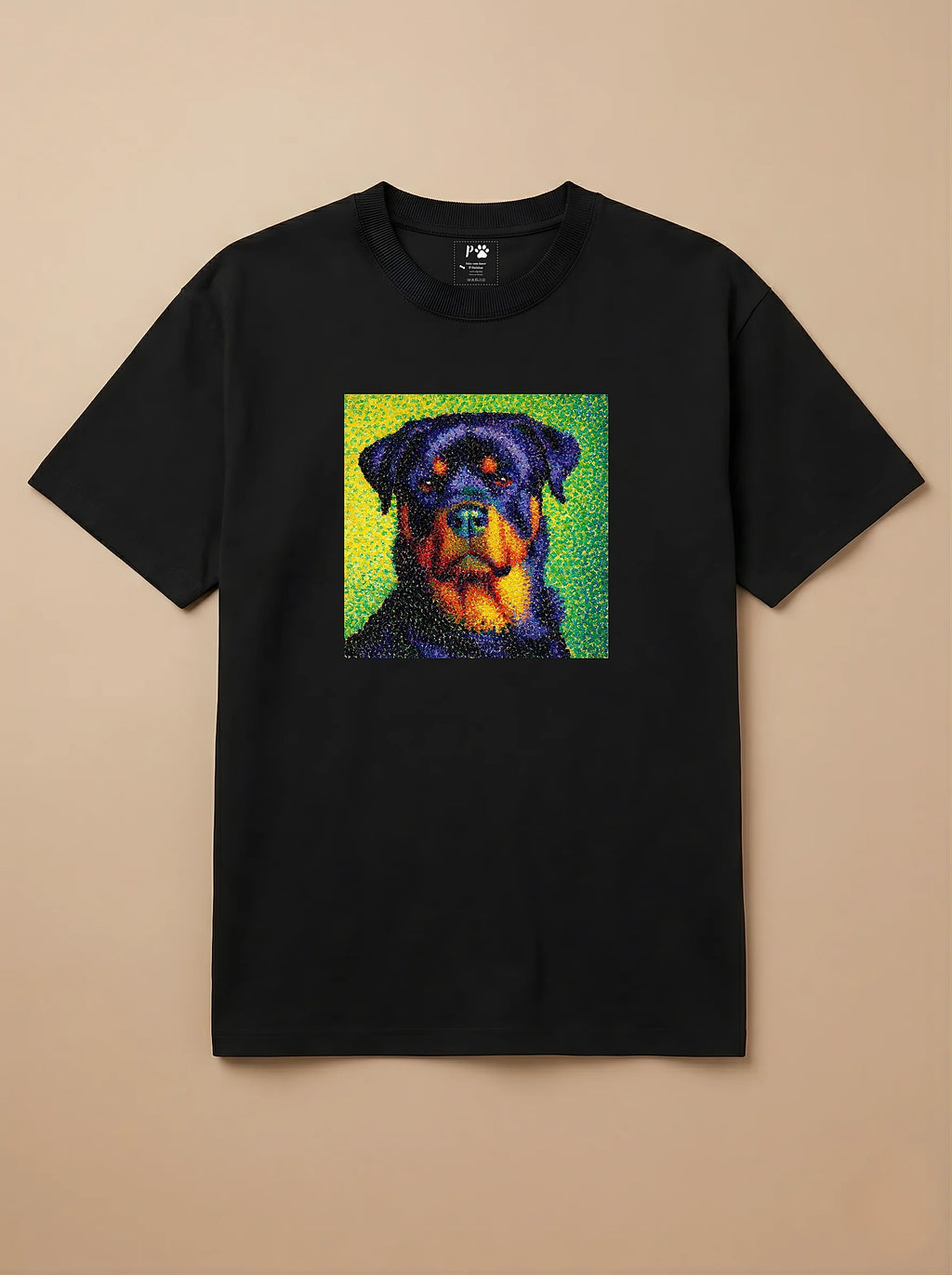 Camisa Pontilhismo - Rottweiler