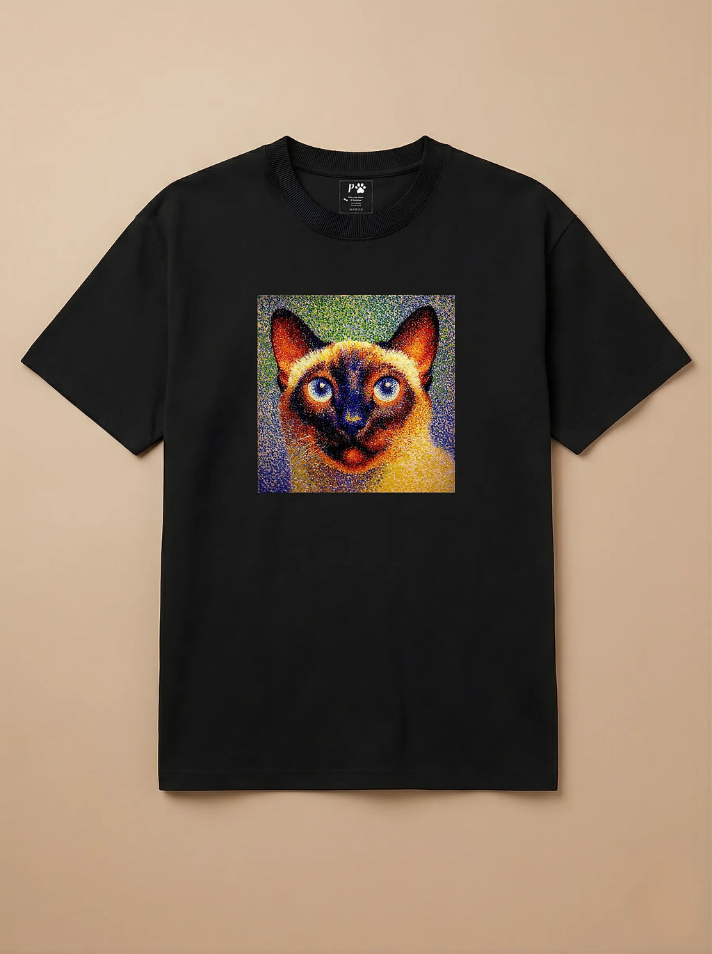 Camisa Pontilhismo - Siamês