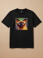 Camisa Pontilhismo - Siamês