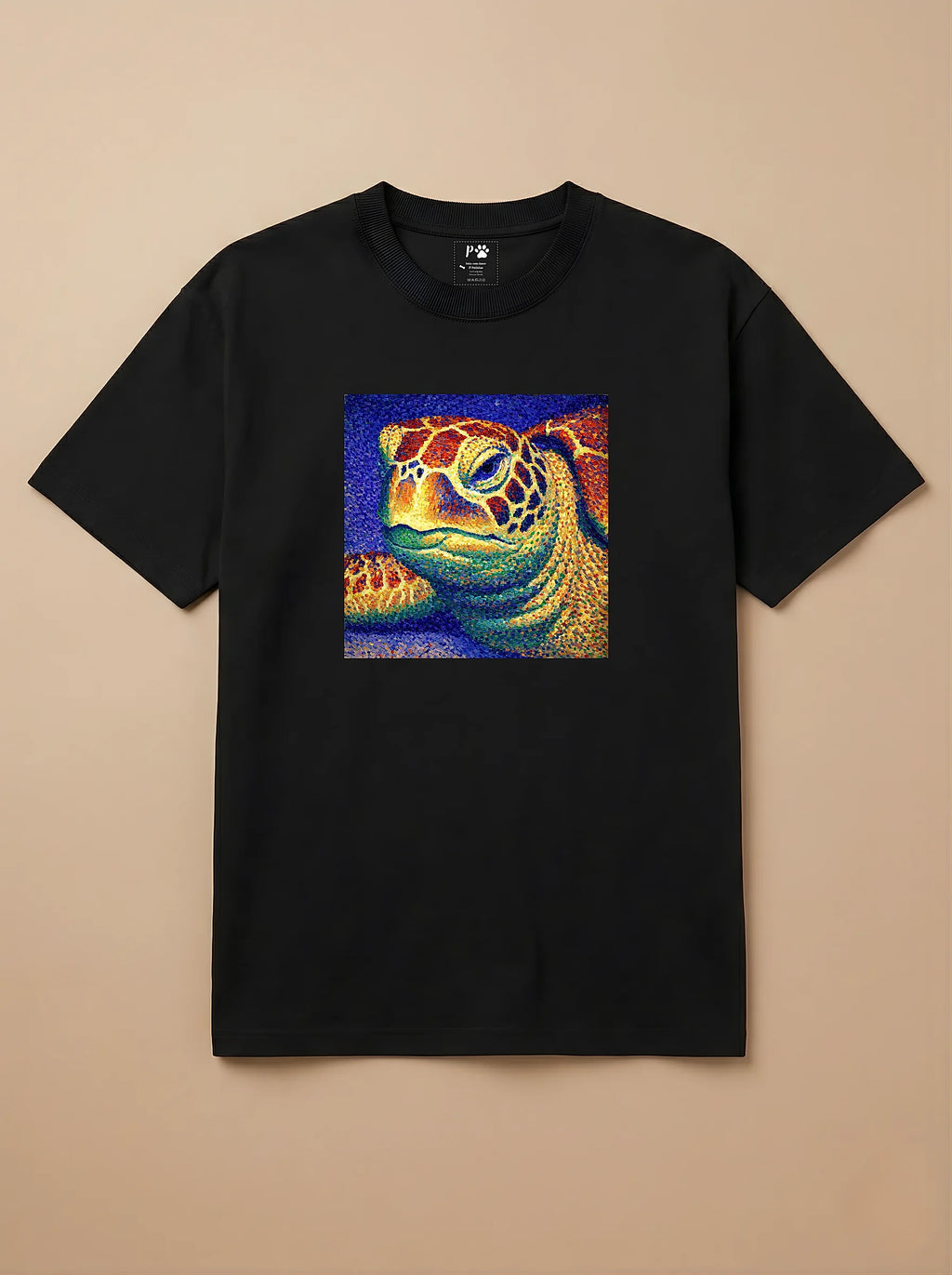 Camisa Pontilhismo - Tartaruga