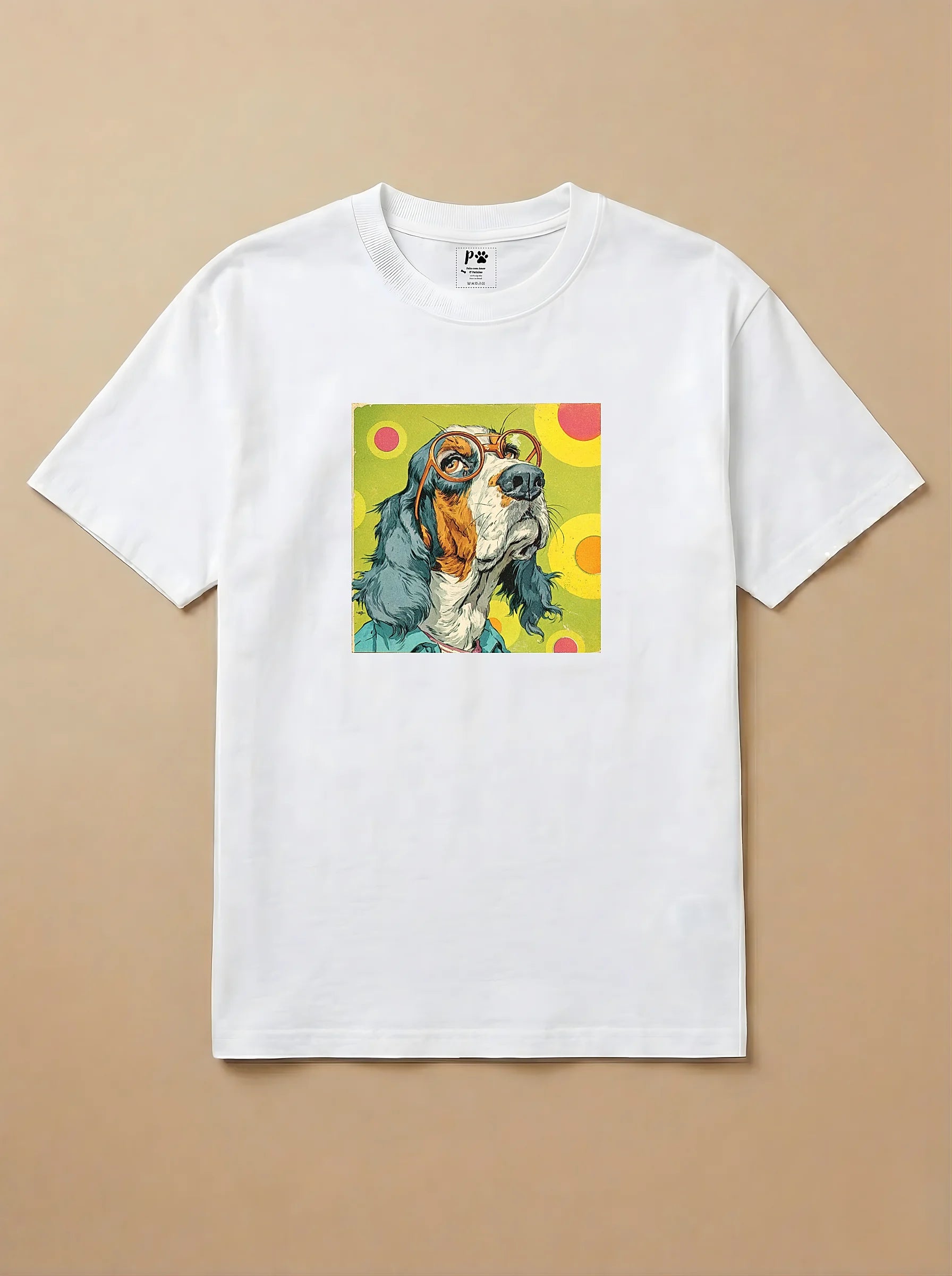 Camisa 1960s Pop Art - Basset Hound