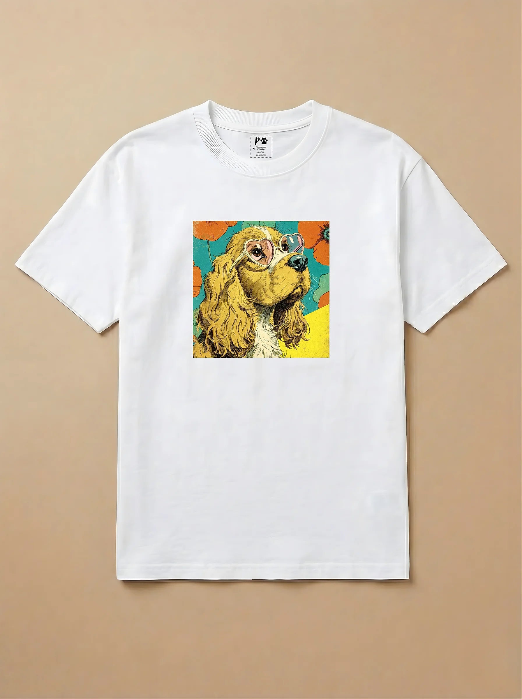 Camisa 1960s Pop Art - Cocker Spaniel