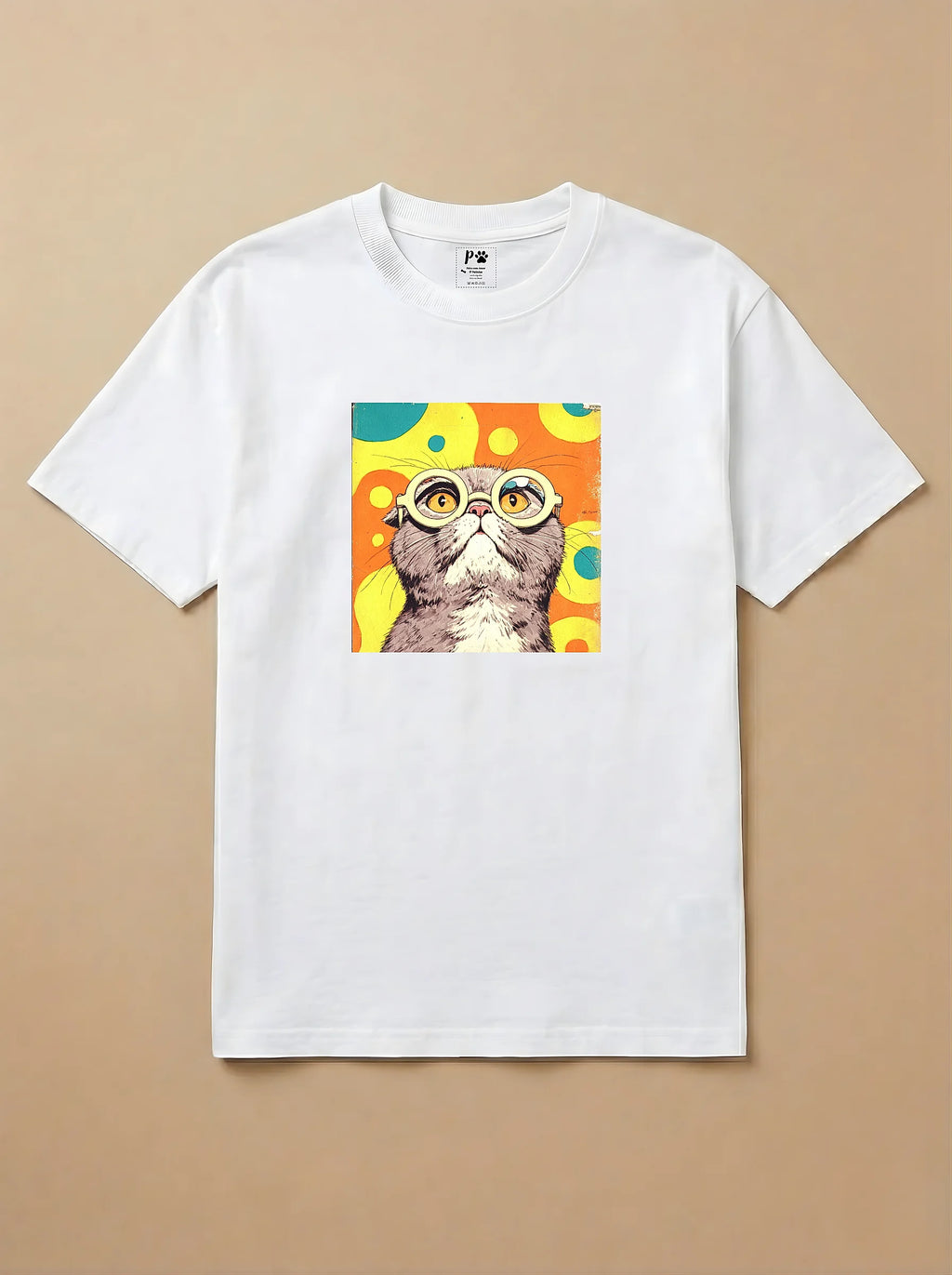 Camisa 1960s Pop Art - Gato Escocês