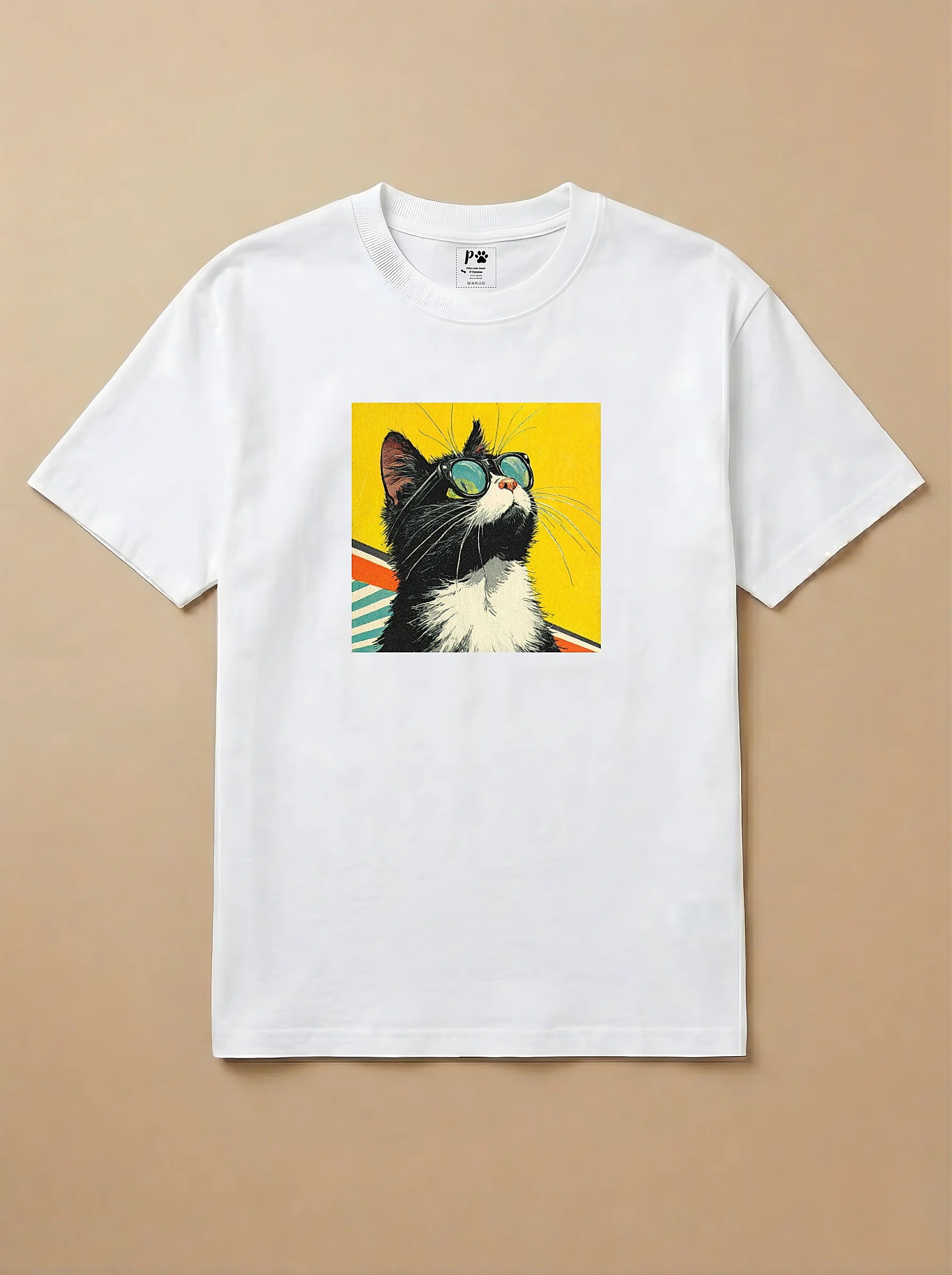 Camisa 1960s Pop Art - Gato Frajola