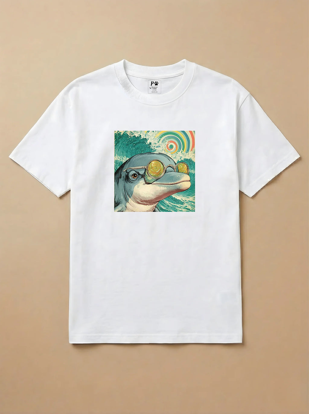 Camisa 1960s Pop Art - Golfinho