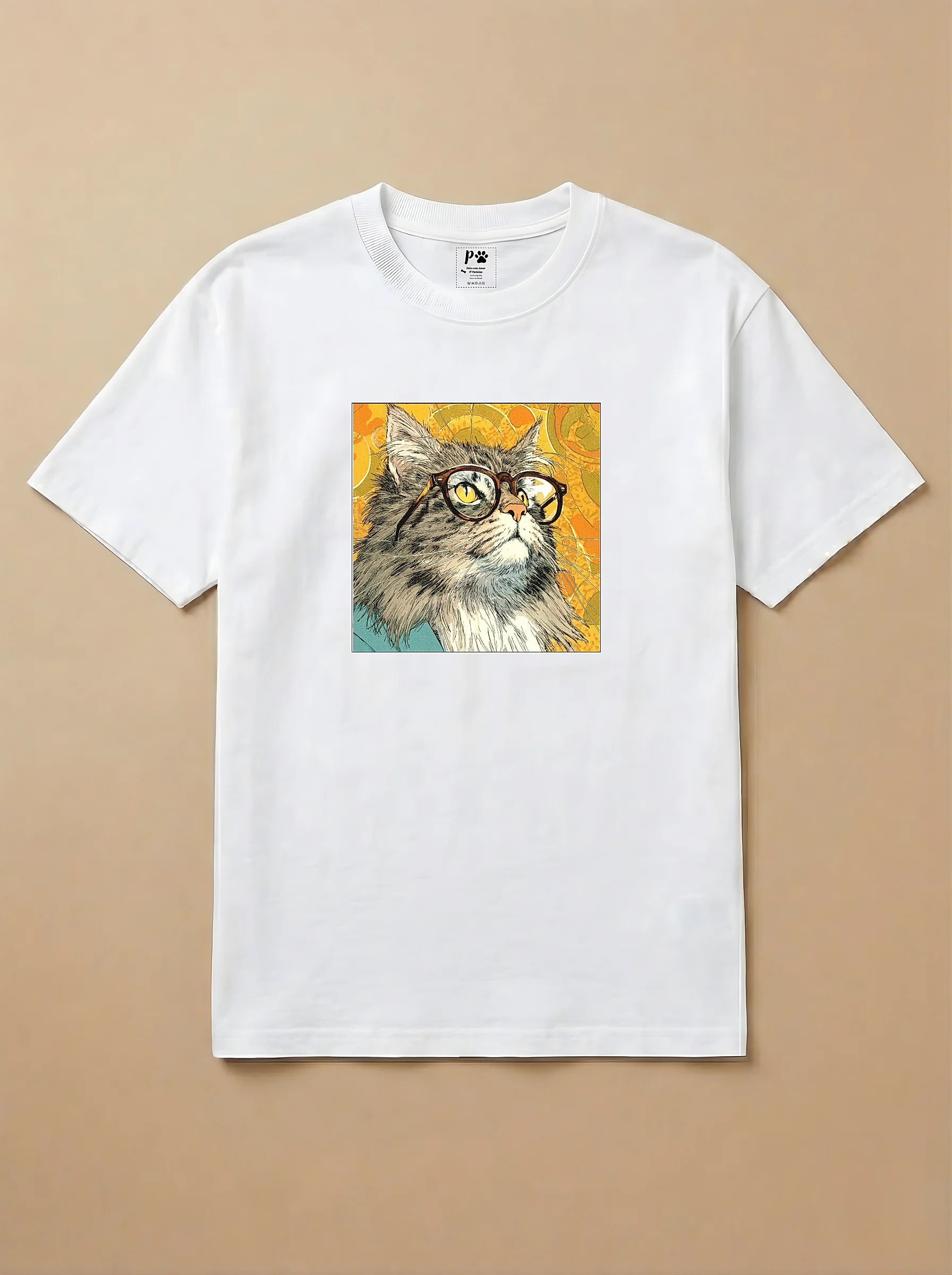 Camisa 1960s Pop Art - Maine Coon