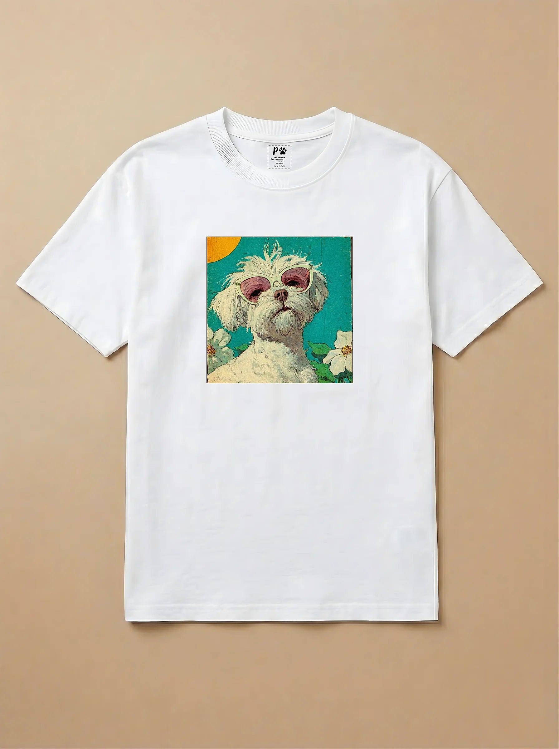 Camisa 1960s Pop Art - Maltês