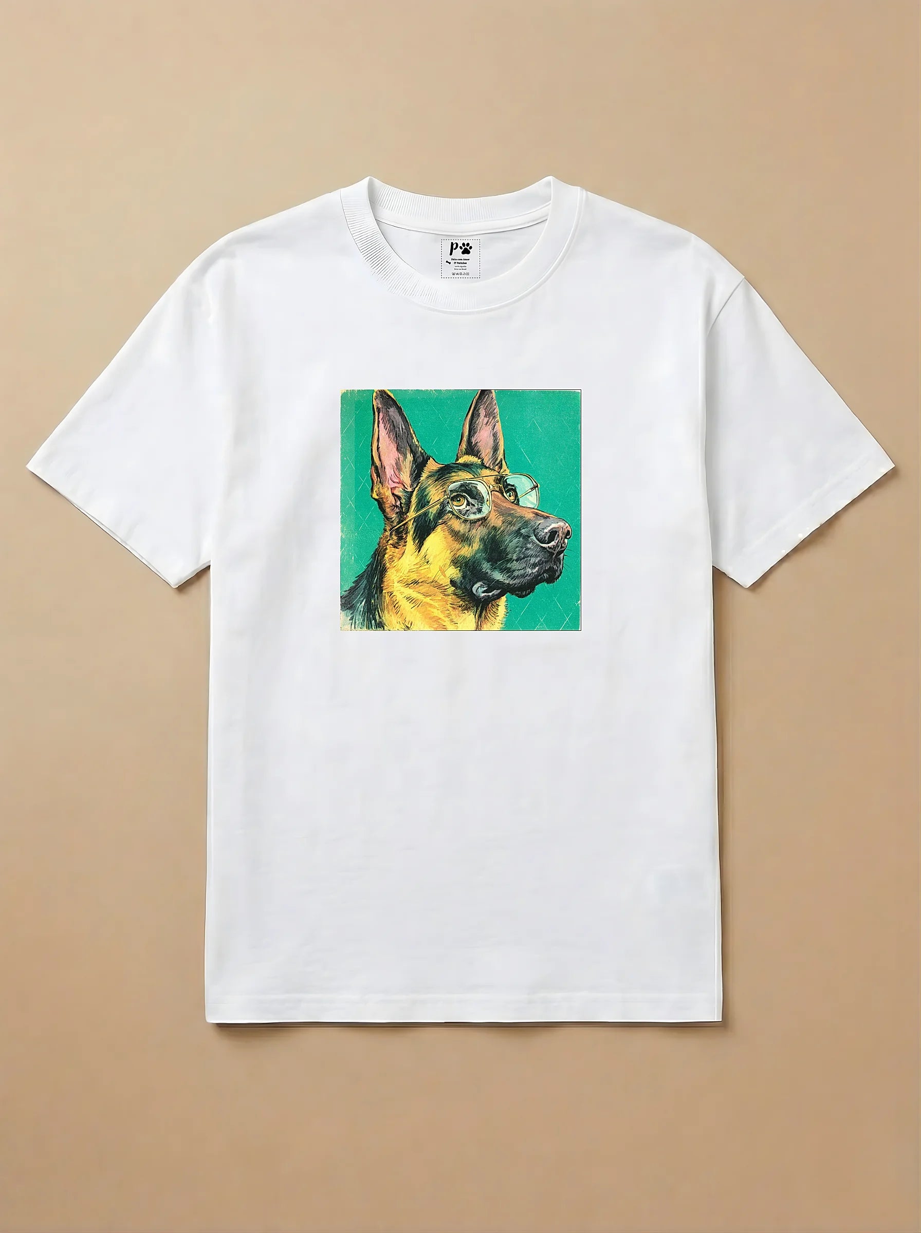Camisa 1960s Pop Art - Pastor Alemão