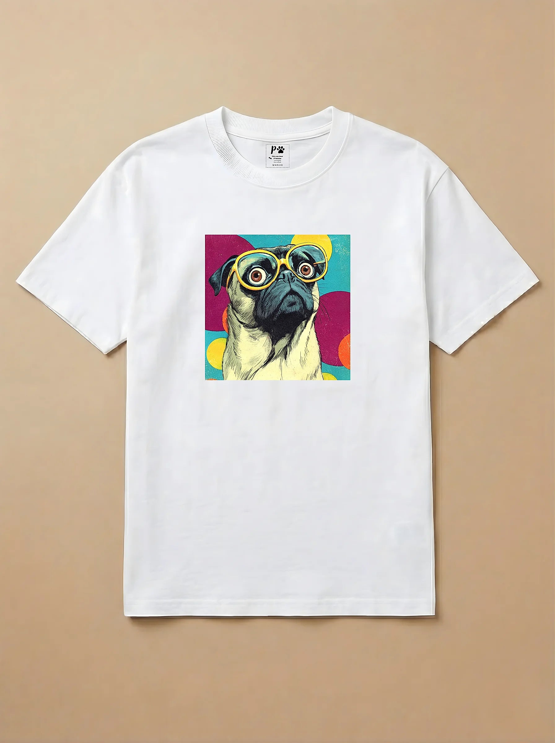 Camisa 1960s Pop Art - Pug