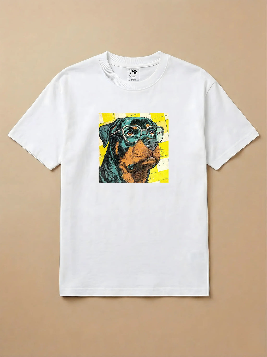 Camisa 1960s Pop Art - Rottweiler