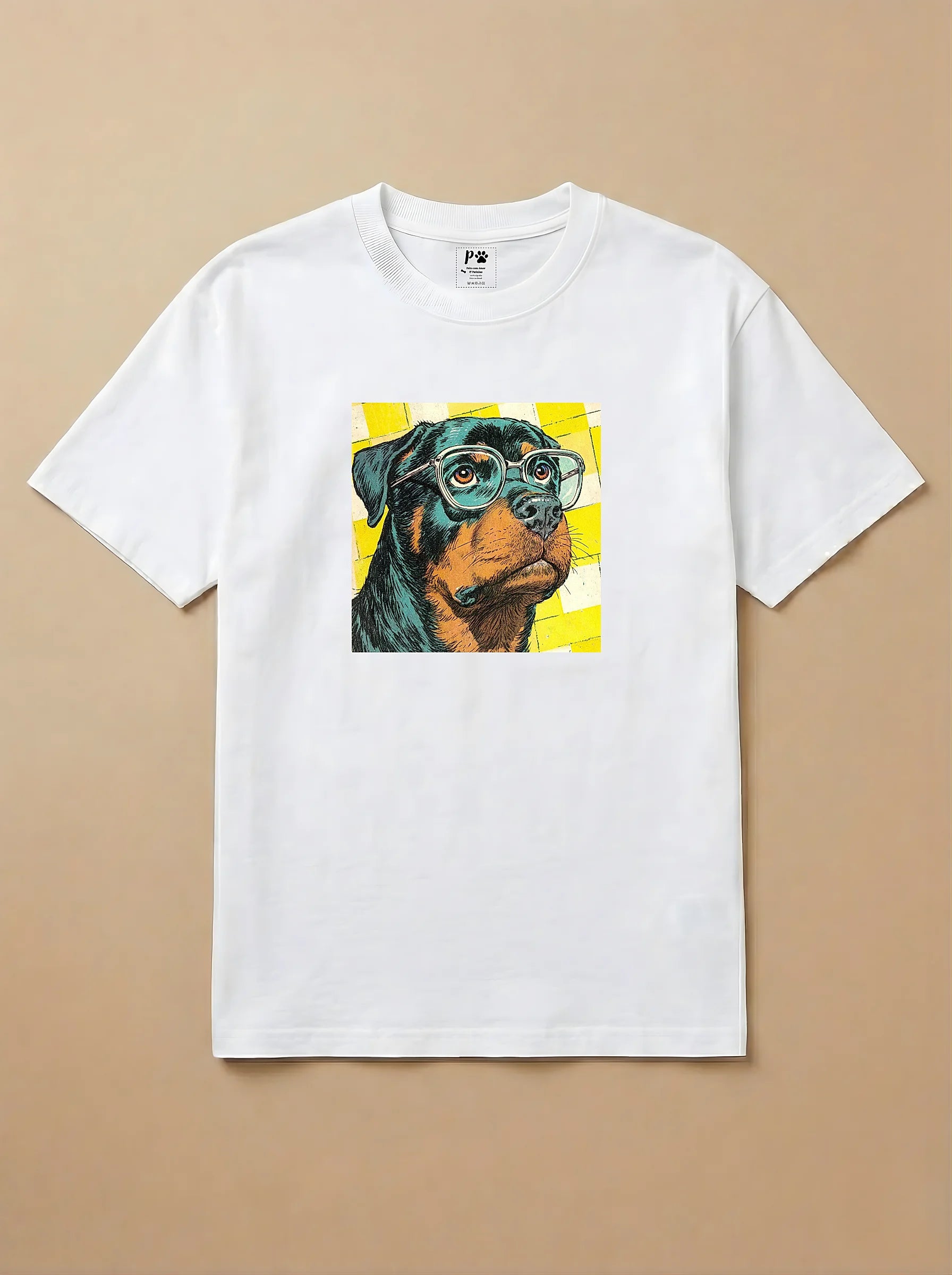 Camisa 1960s Pop Art - Rottweiler