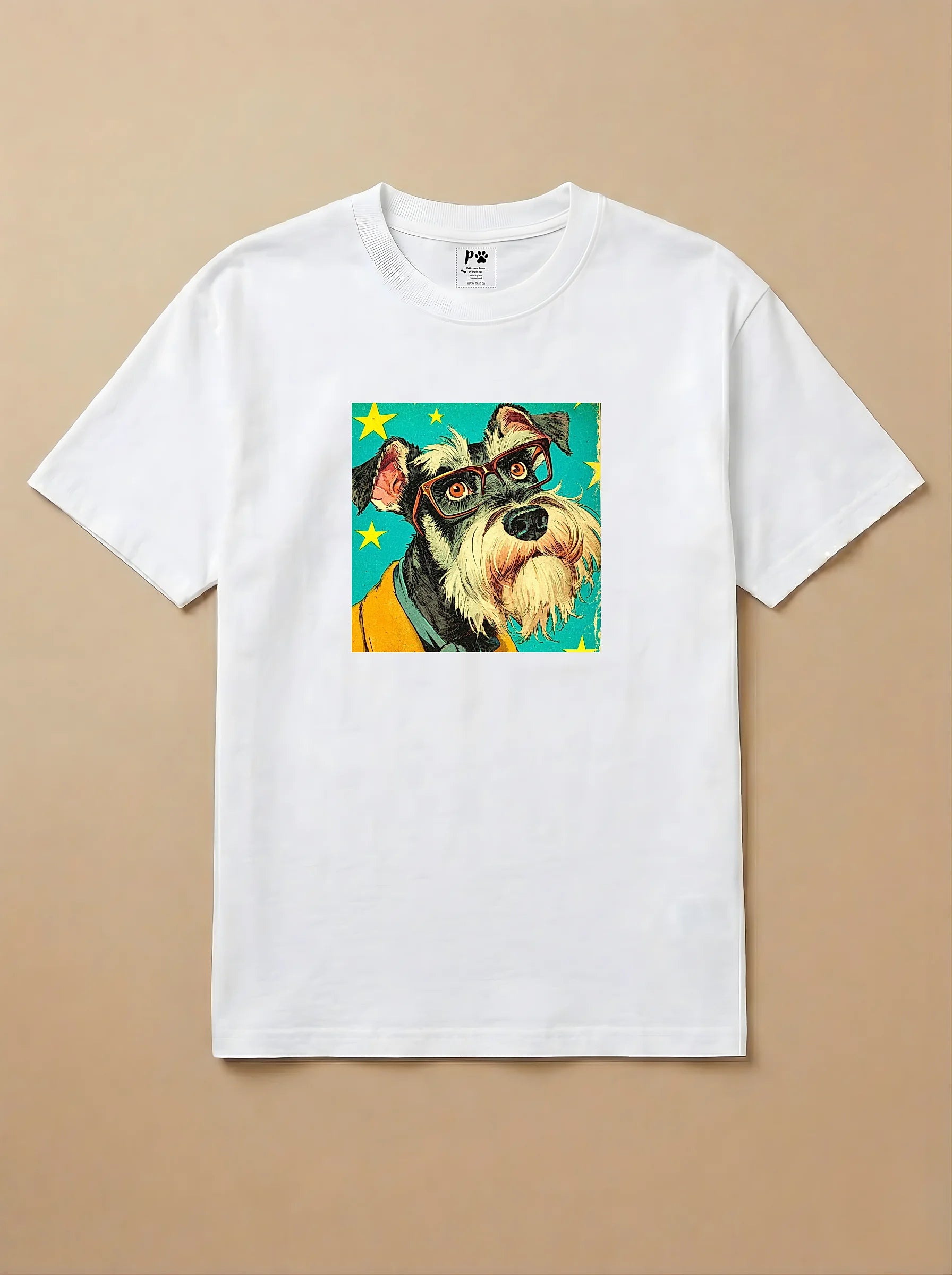 Camisa 1960s Pop Art - Schnauzer