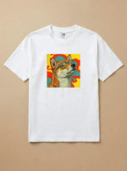 Camisa 1960s Pop Art - Shiba Inu