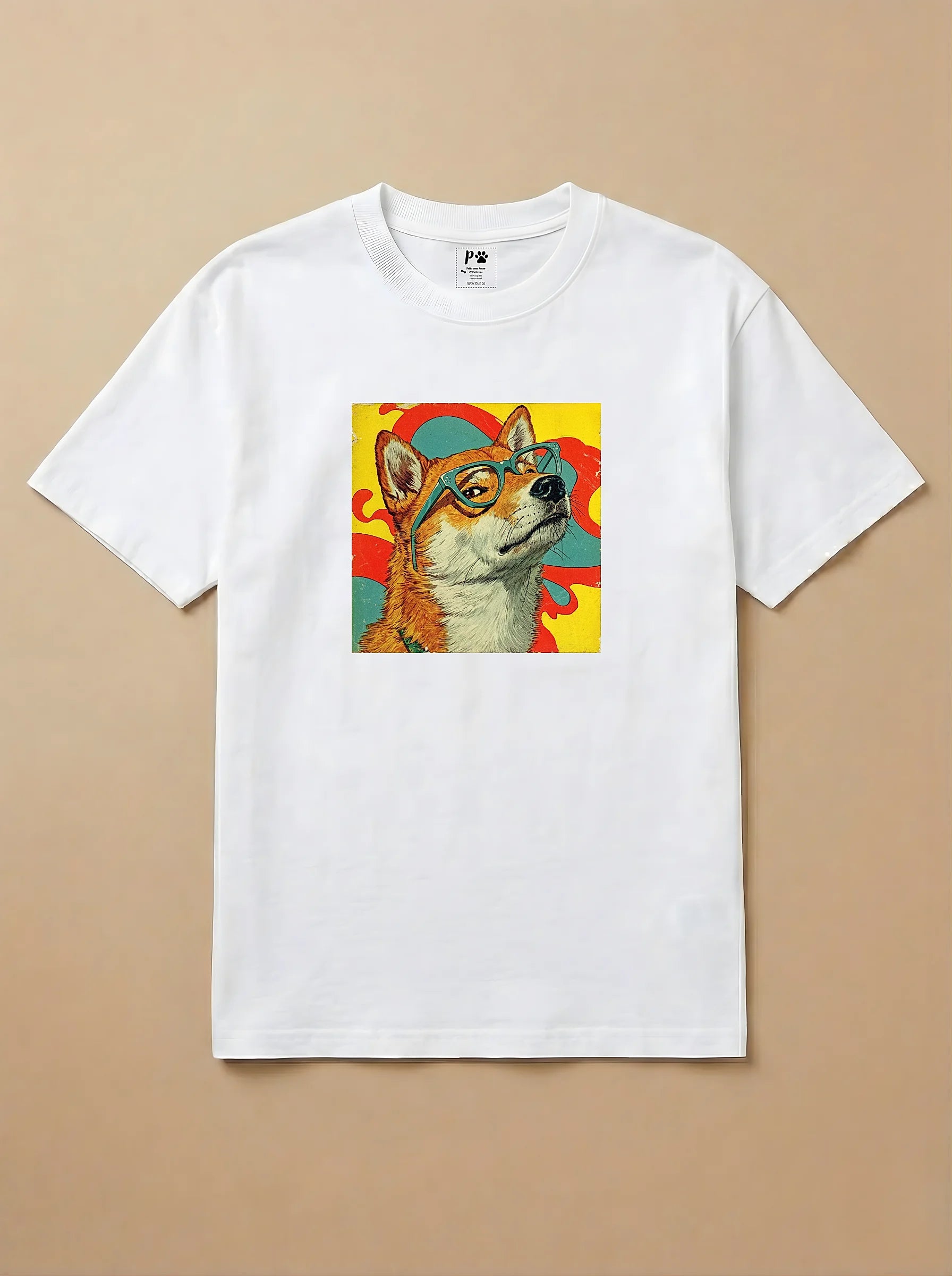 Camisa 1960s Pop Art - Shiba Inu
