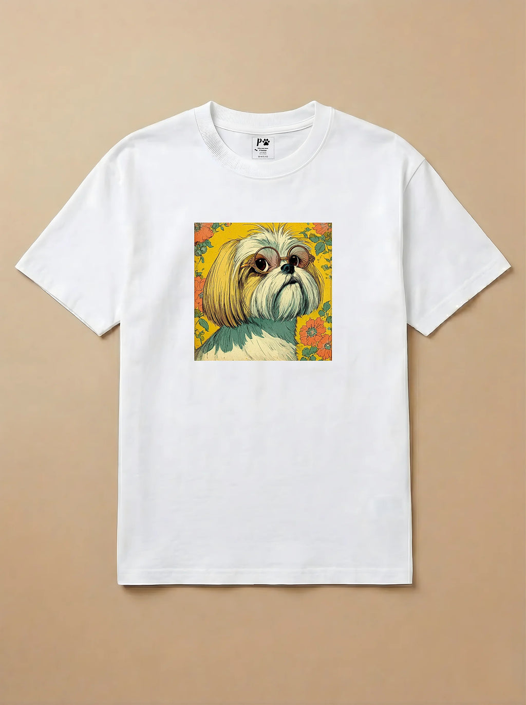 Camisa 1960s Pop Art - Shih Tzu