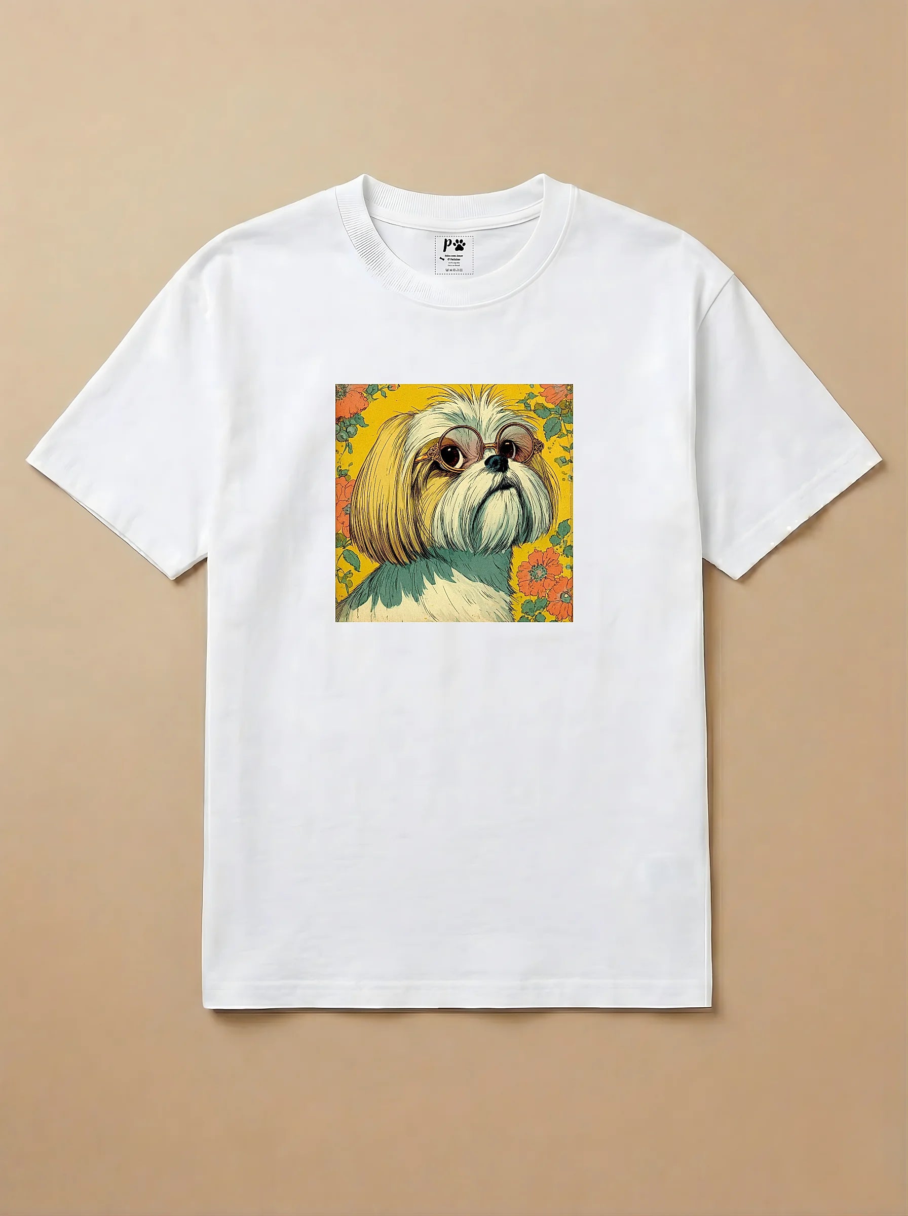 Camisa 1960s Pop Art - Shih Tzu
