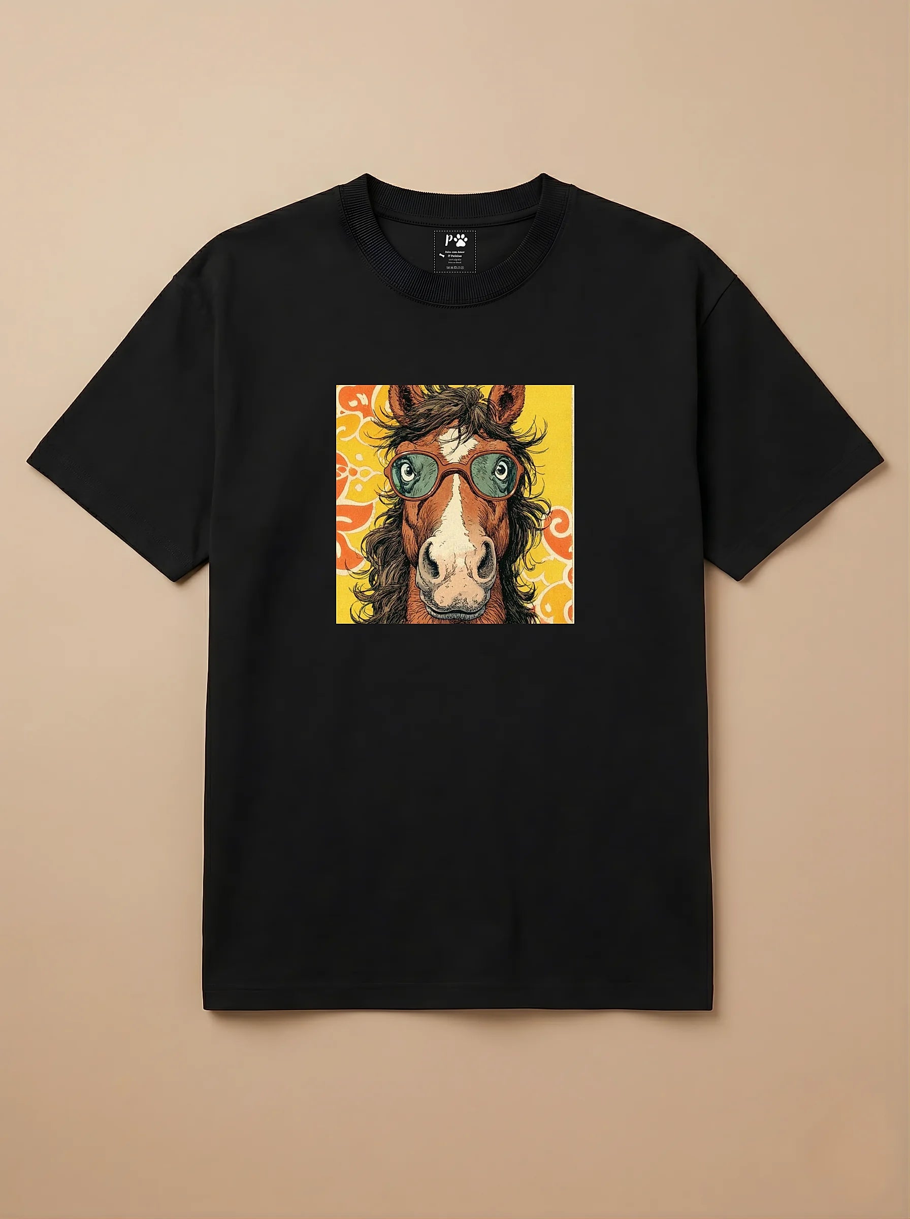 Camisa 1960s Pop Art - Cavalo
