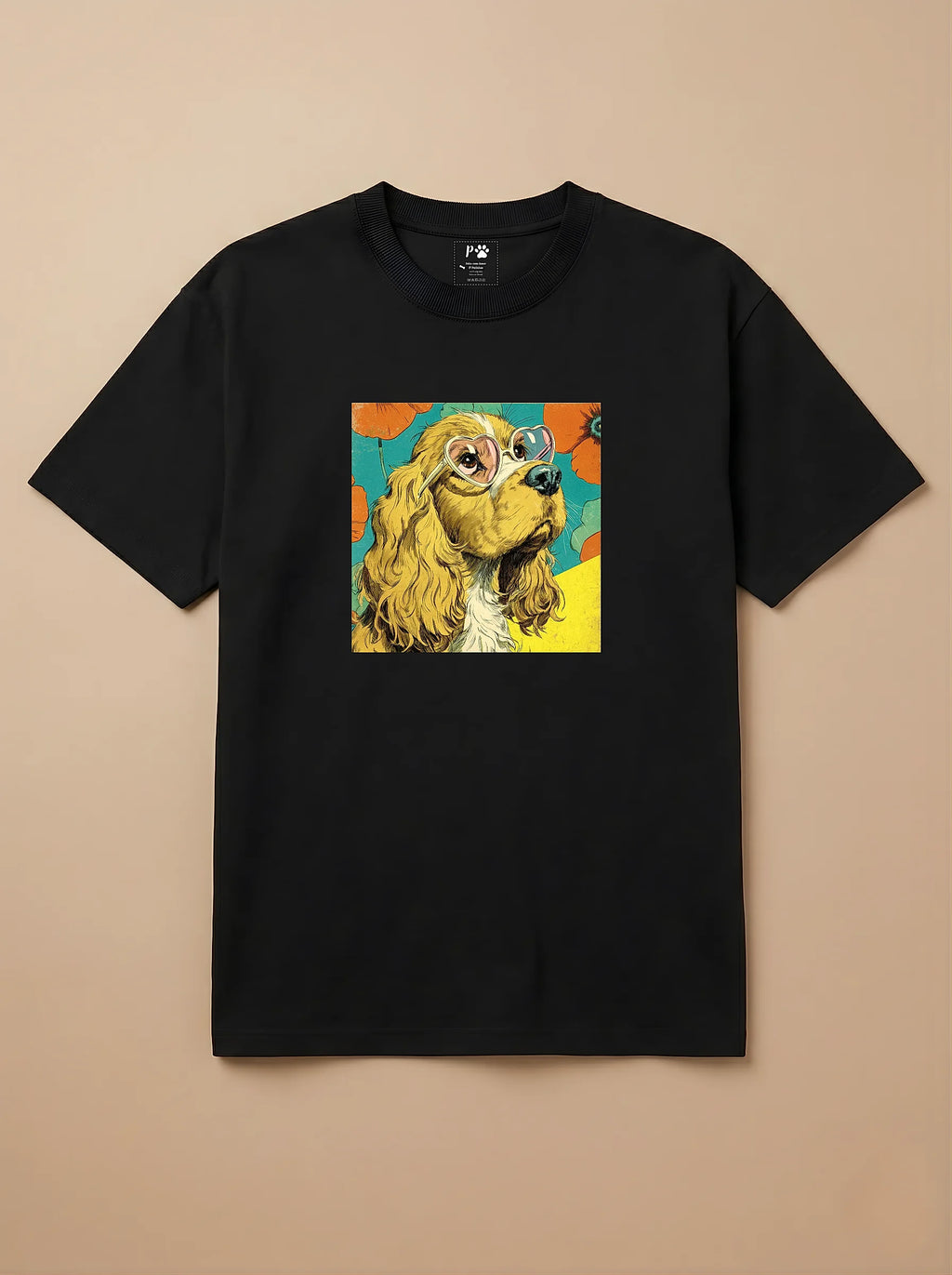 Camisa 1960s Pop Art - Cocker Spaniel
