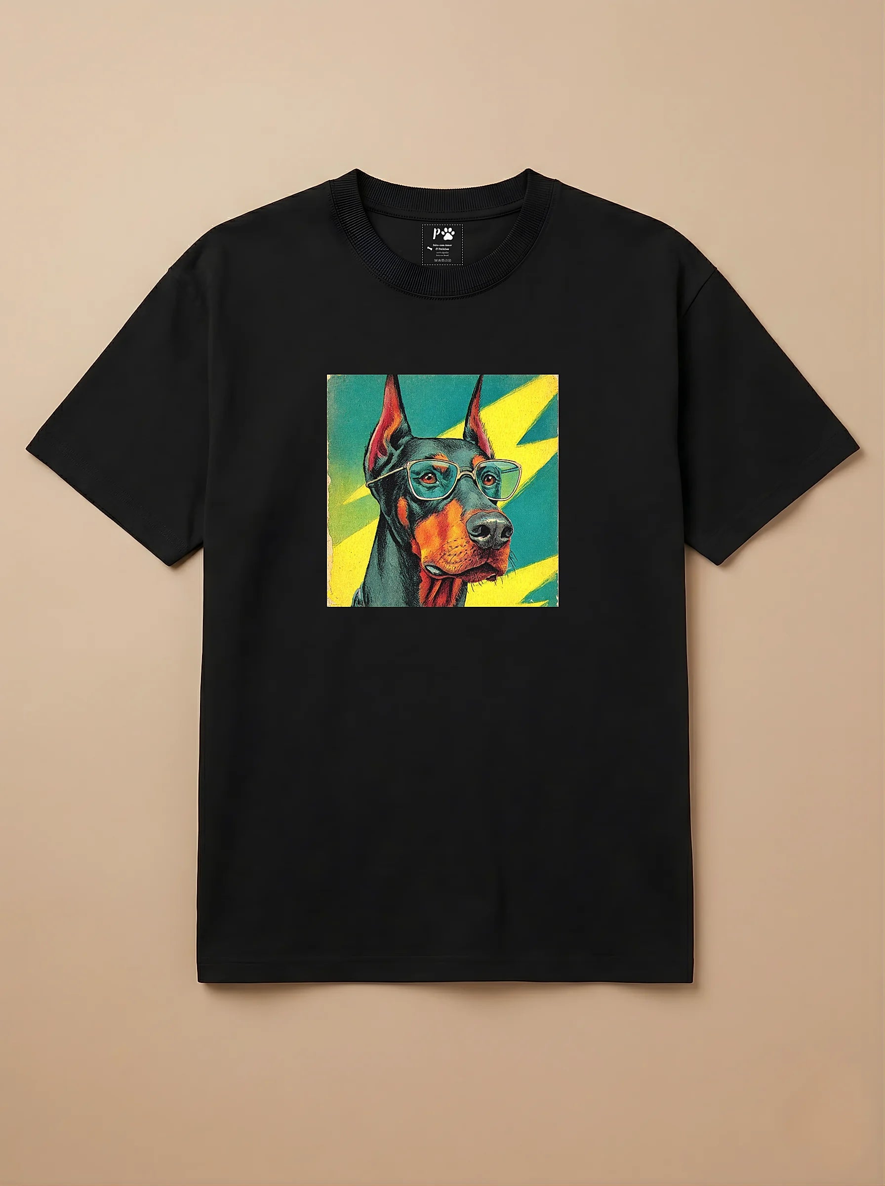 Camisa 1960s Pop Art - Dobermann