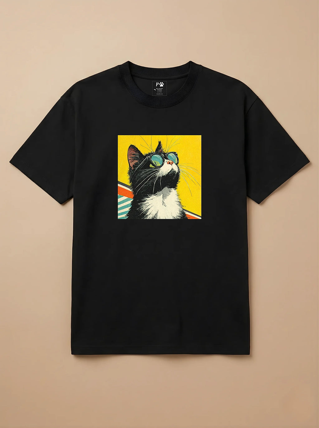 Camisa 1960s Pop Art - Gato Frajola