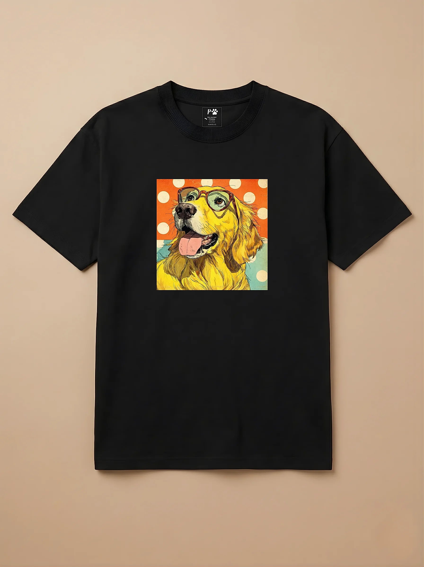 Camisa 1960s Pop Art - Golden