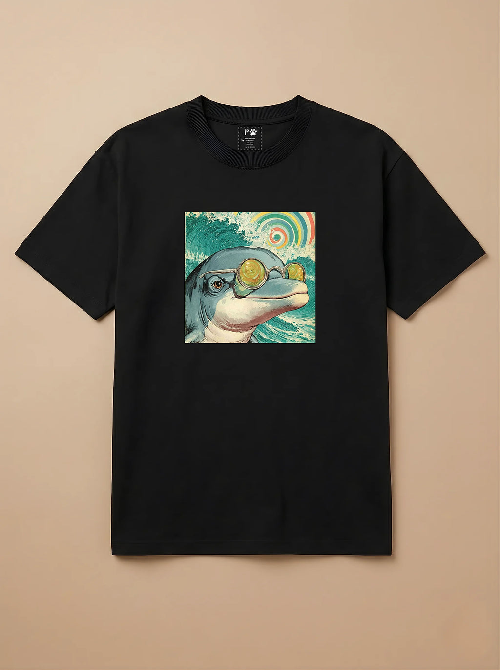 Camisa 1960s Pop Art - Golfinho