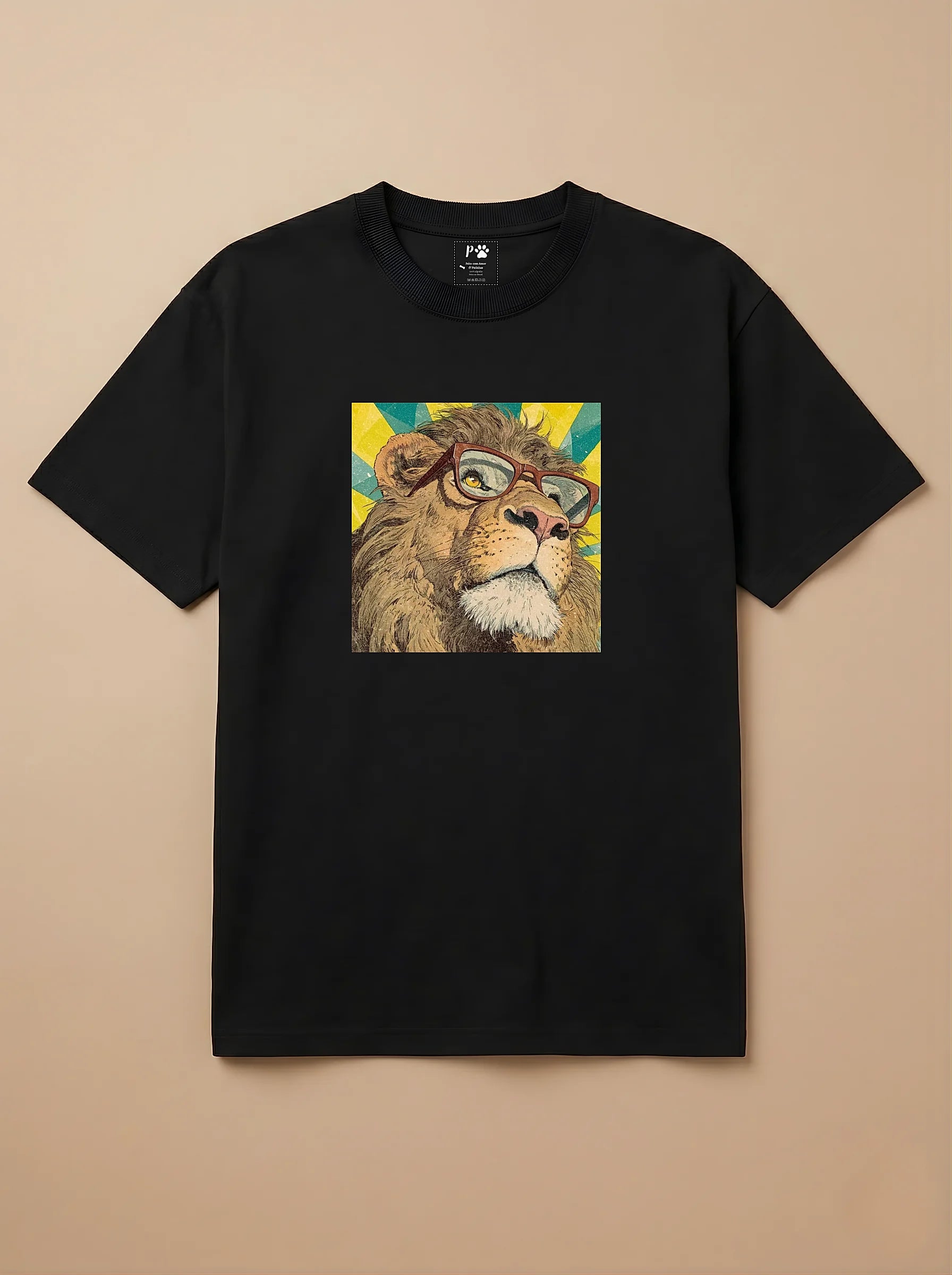 Camisa 1960s Pop Art - Leão