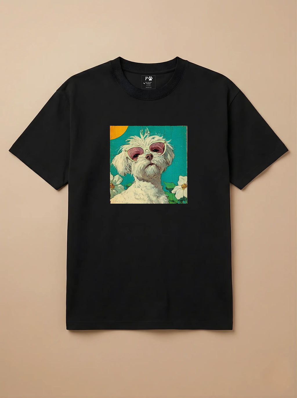 Camisa 1960s Pop Art - Maltês