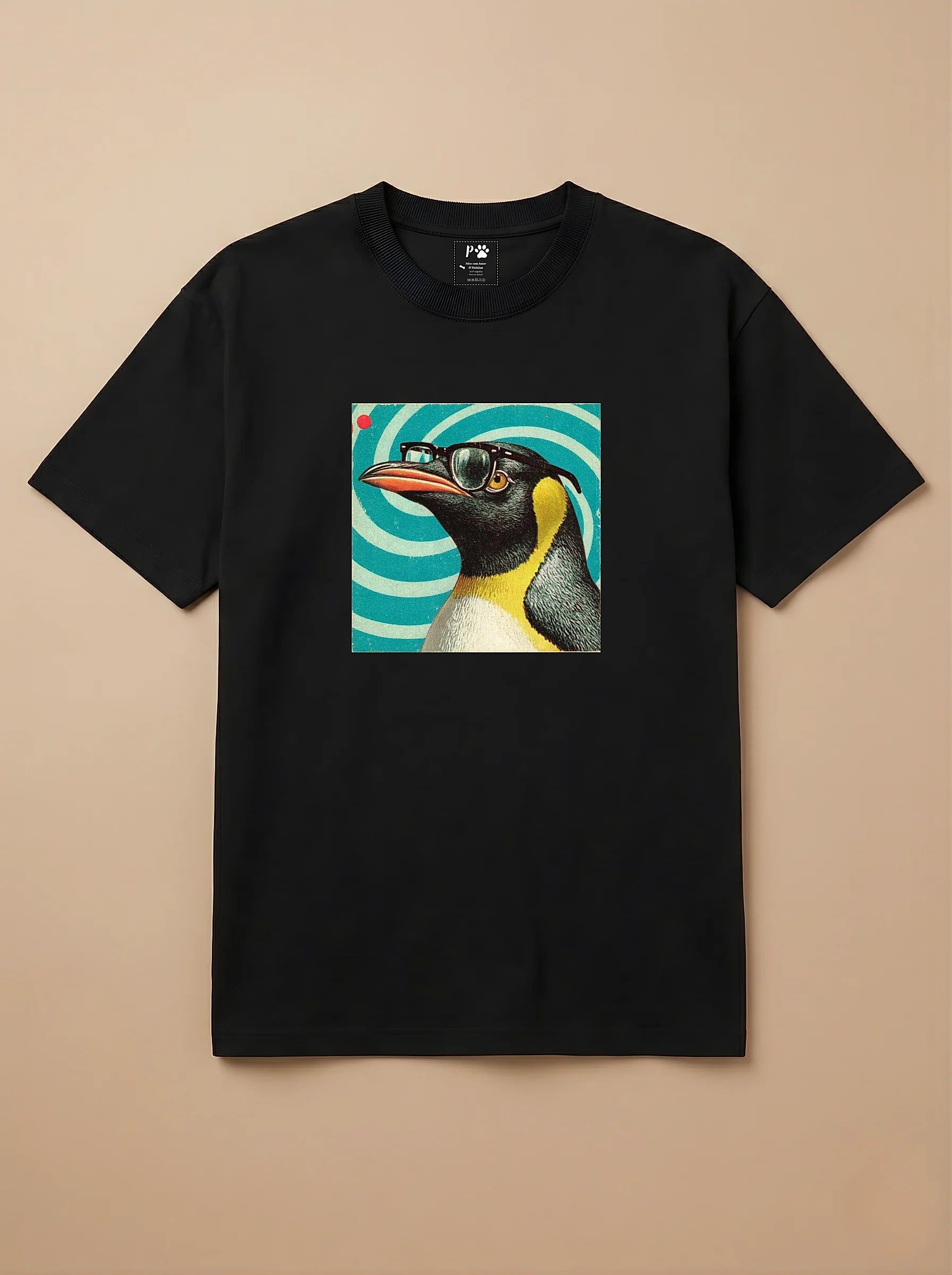 Camisa 1960s Pop Art - Pinguim