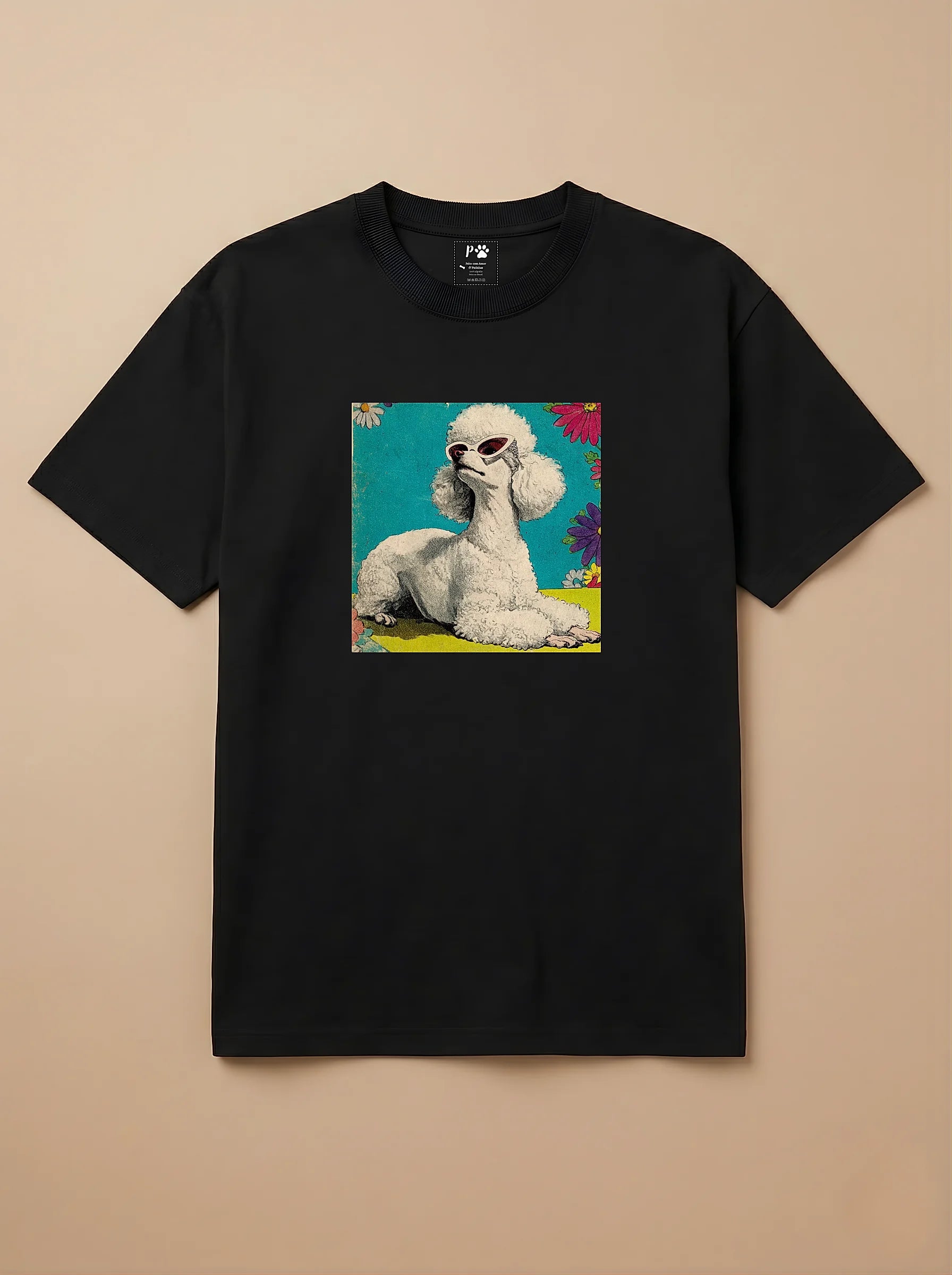 Camisa 1960s Pop Art - Poodle