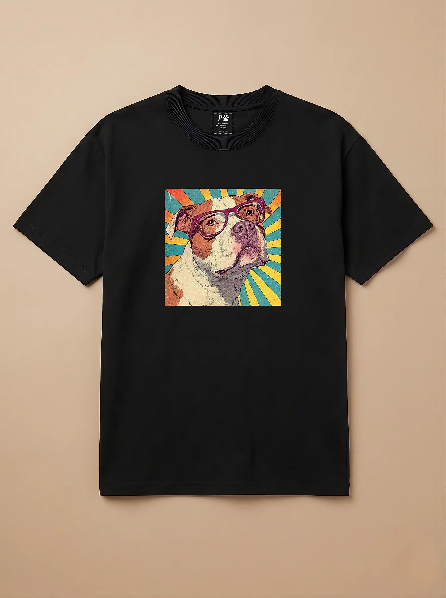 Camisa 1960s Pop Art - Pitbull