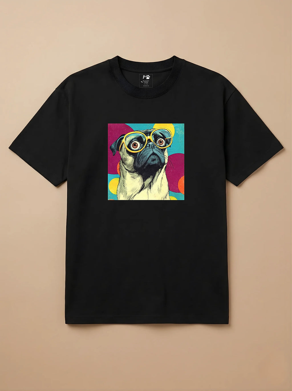 Camisa 1960s Pop Art - Pug