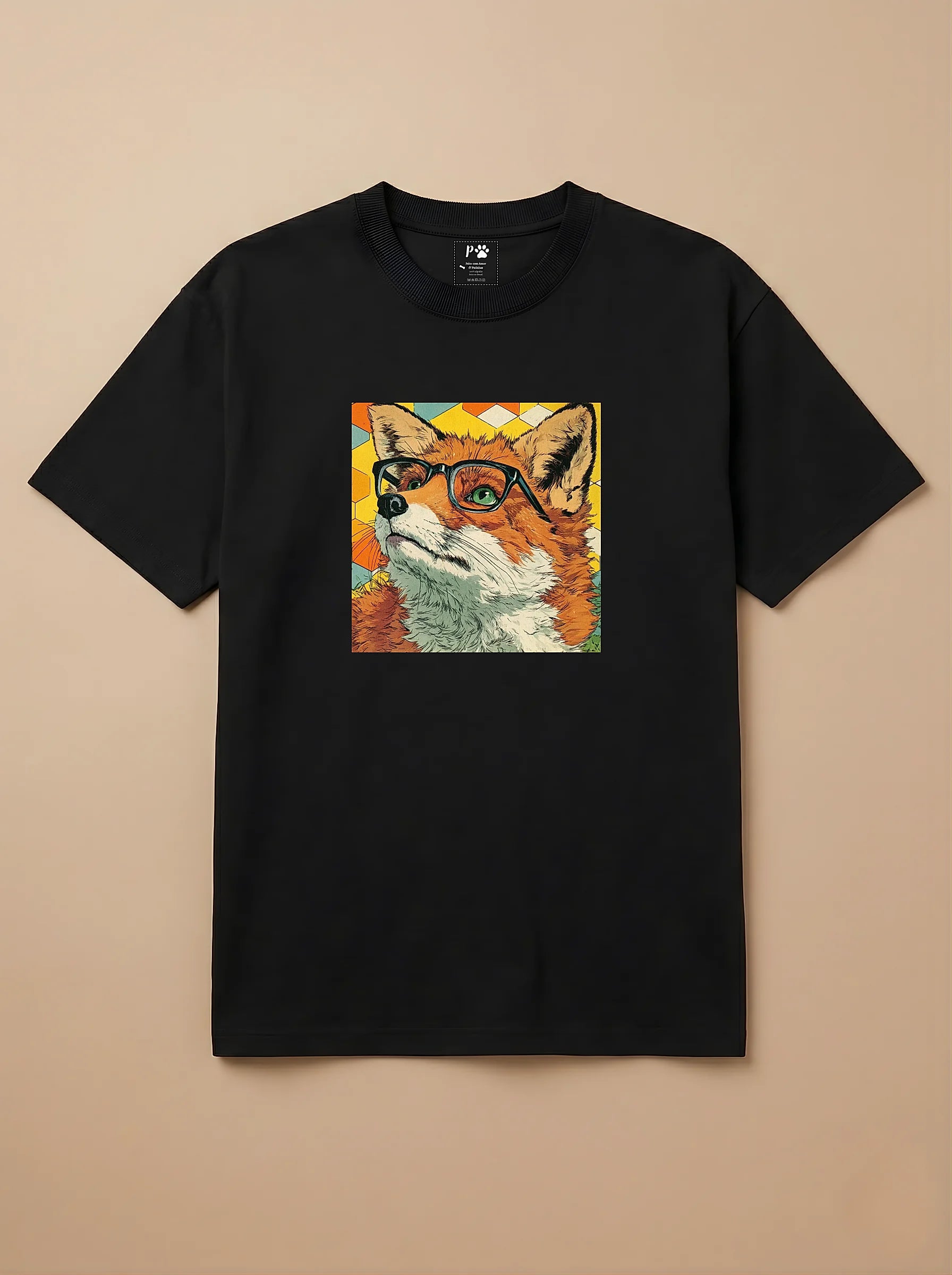 Camisa 1960s Pop Art - Raposa