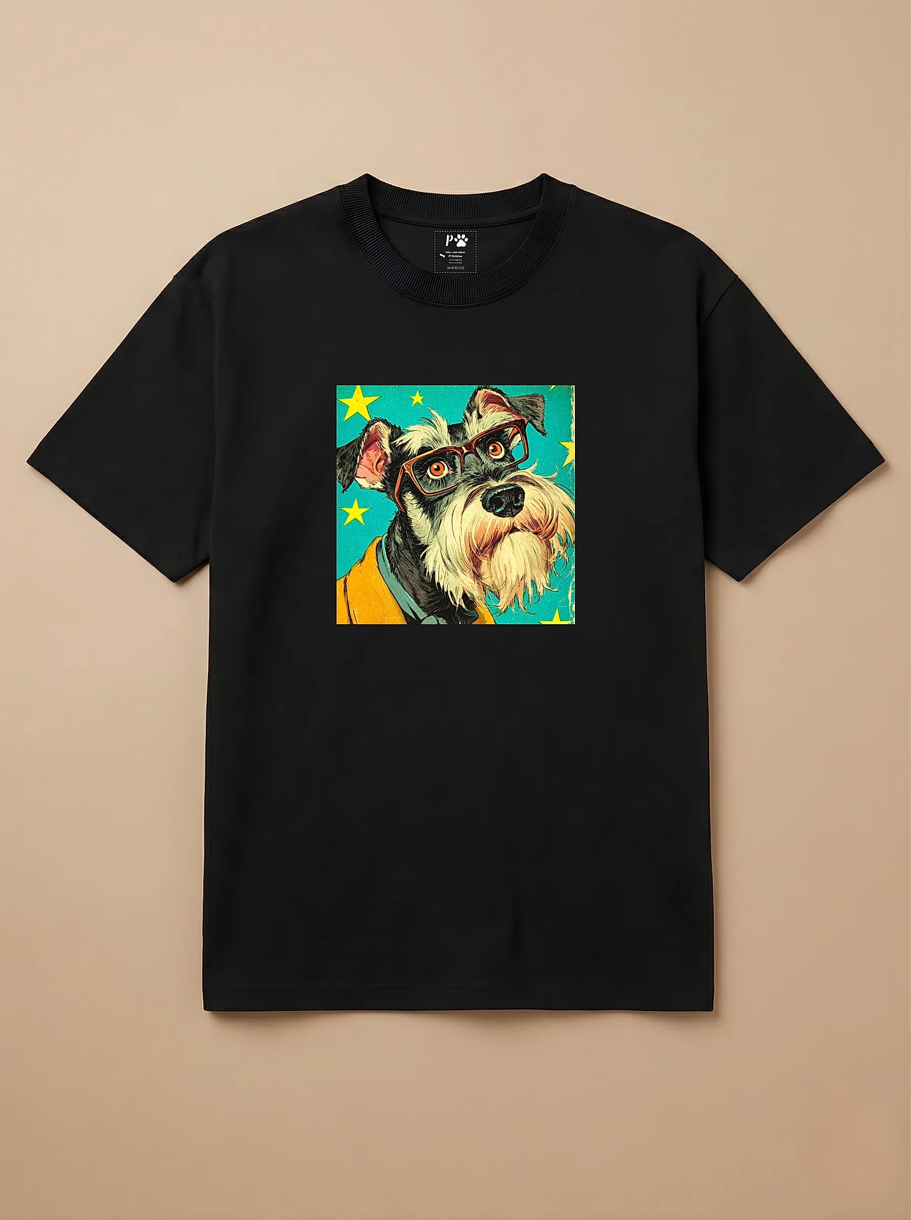 Camisa 1960s Pop Art - Schnauzer