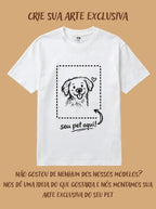 Camisa T-Shirt Personalizada - Tô de Pet