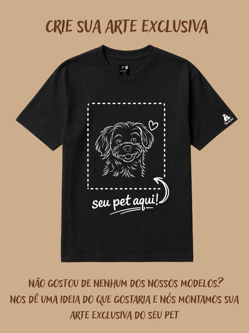 Camisa Básica Personalizada - Tô de Pet