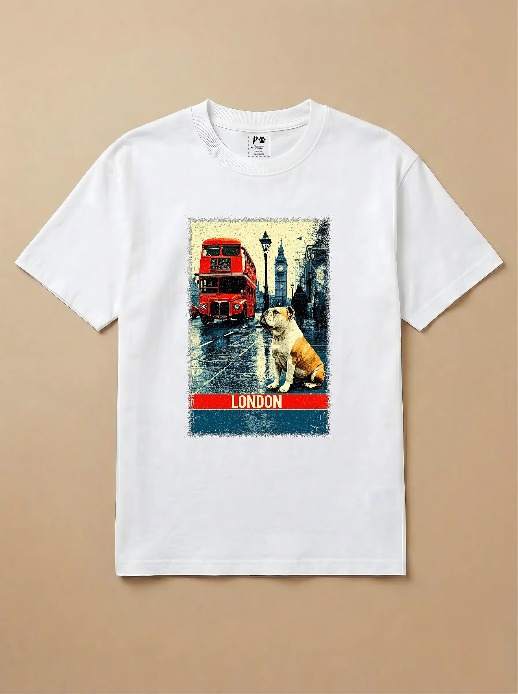 Camisa Bulldog Inglês em Londres