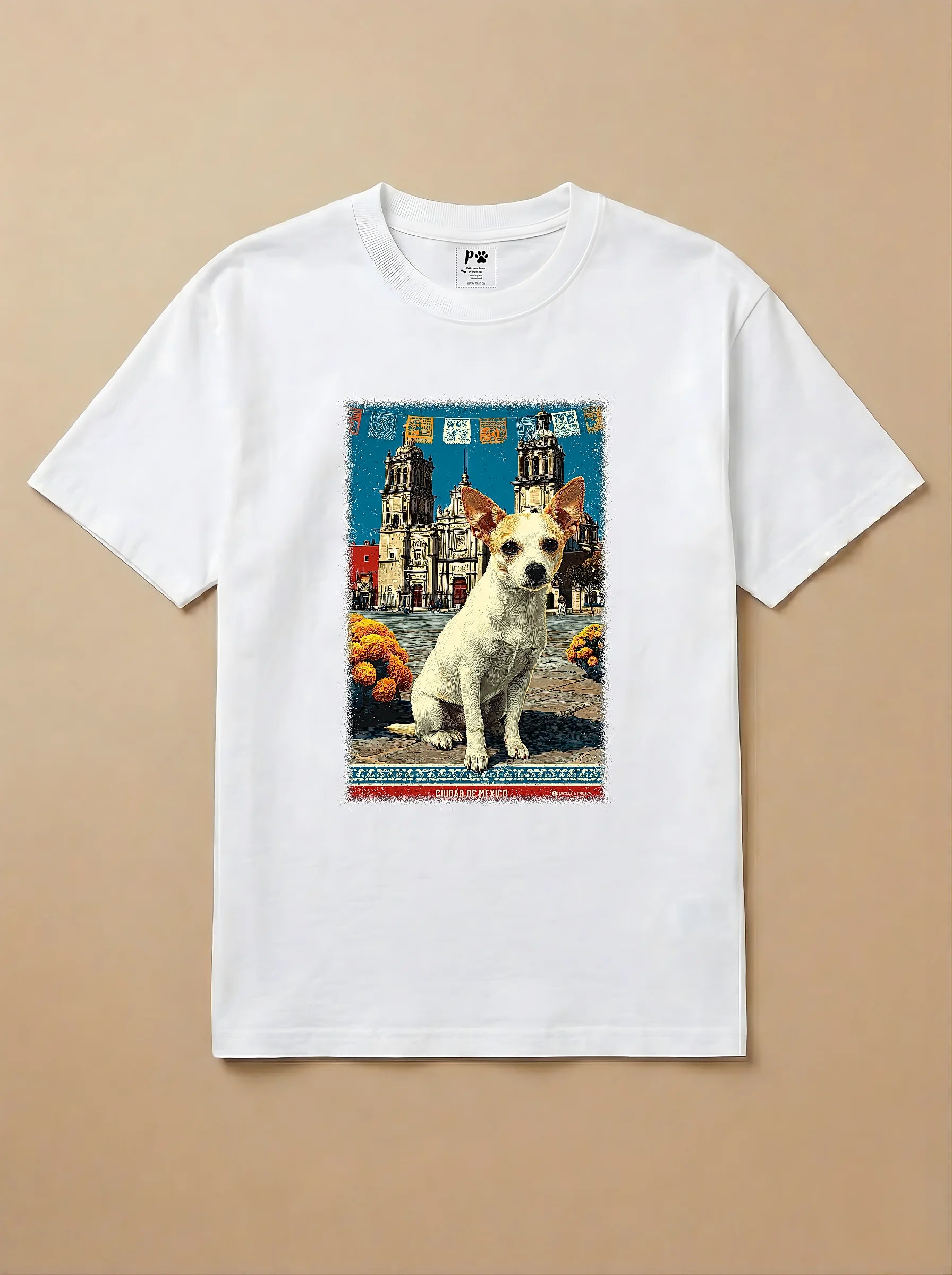 Camisa Chihuahua na Cidade do México