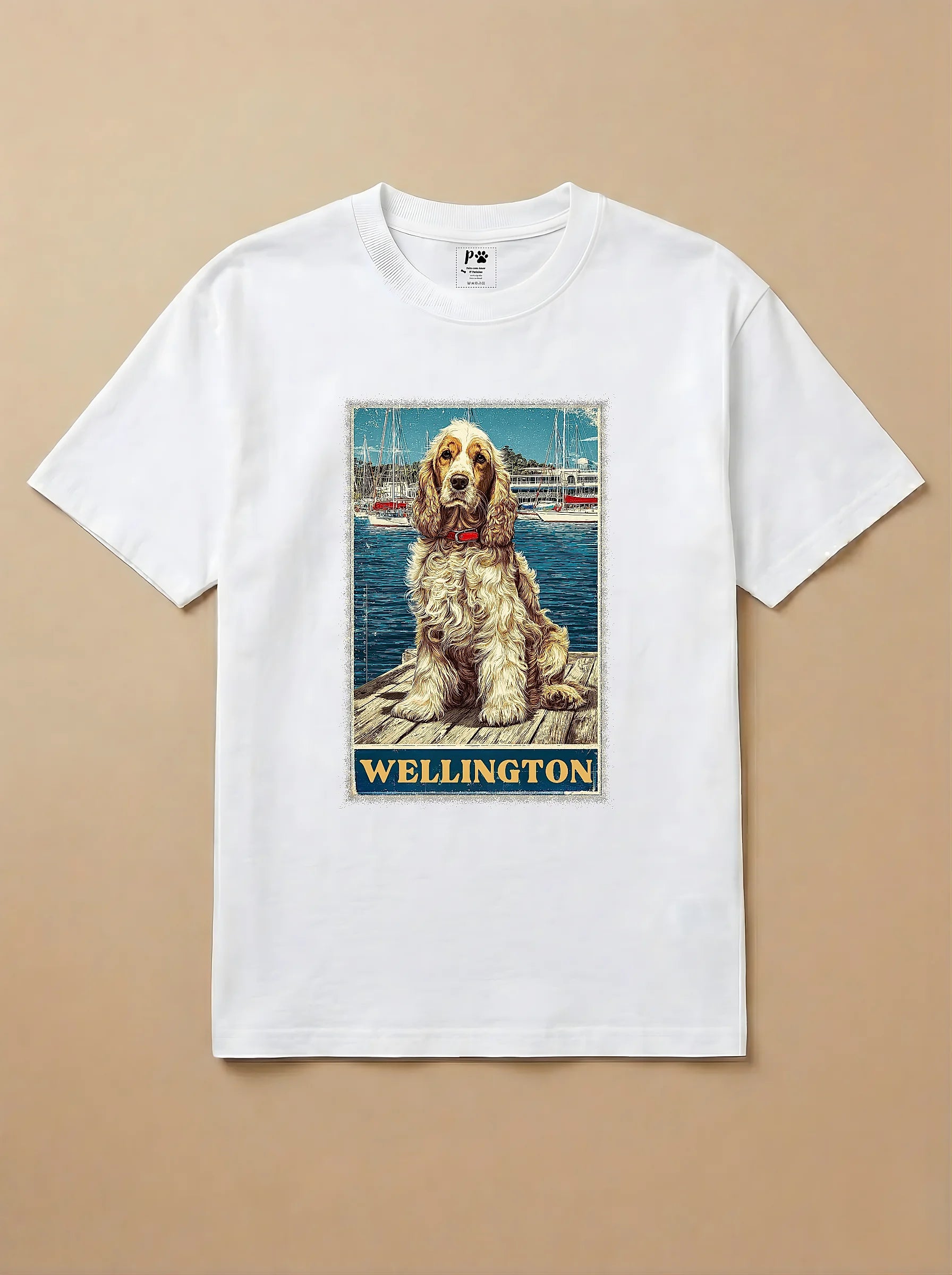 Camisa Cocker Spaniel em Wellington