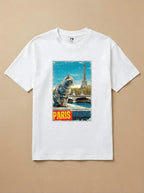 Camisa Gato Escocês em Paris