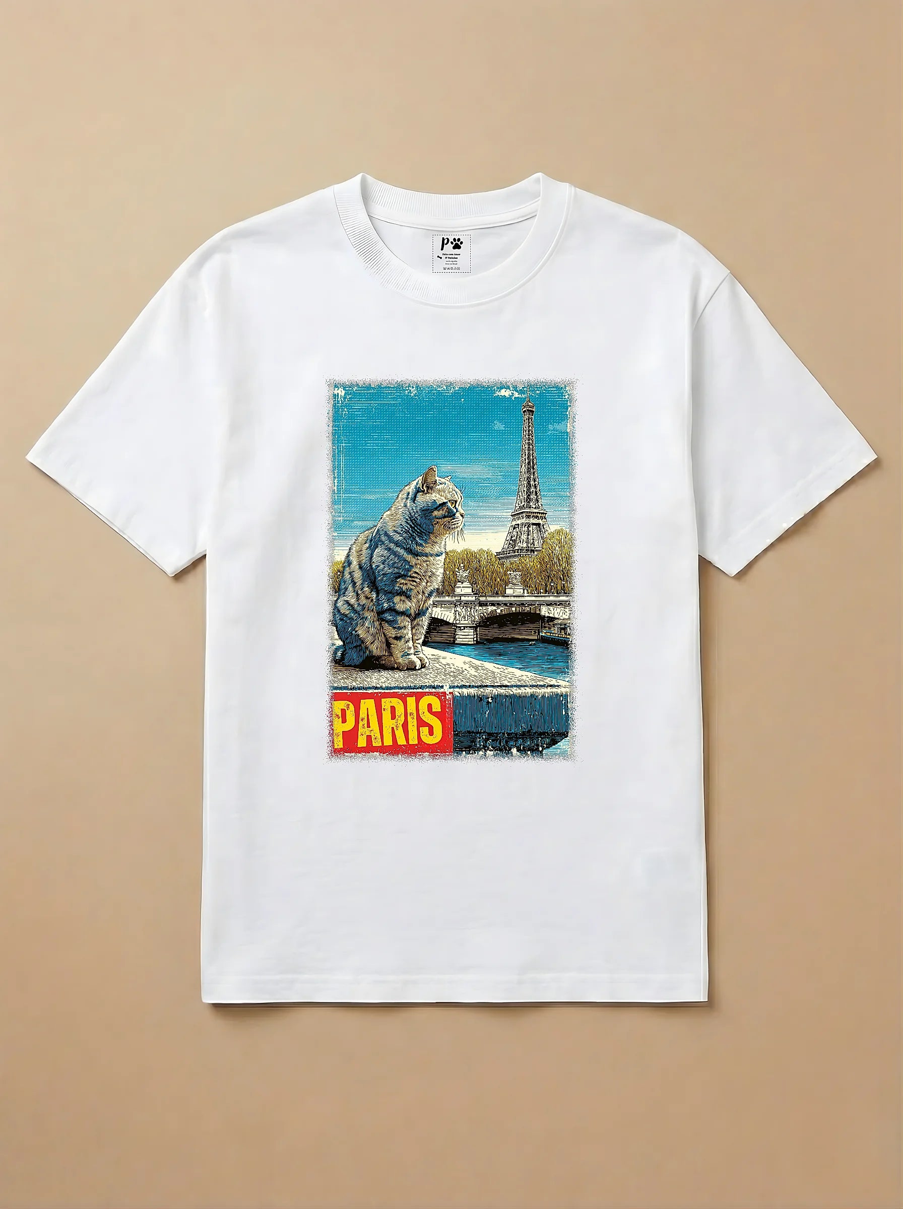 Camisa Gato Escocês em Paris