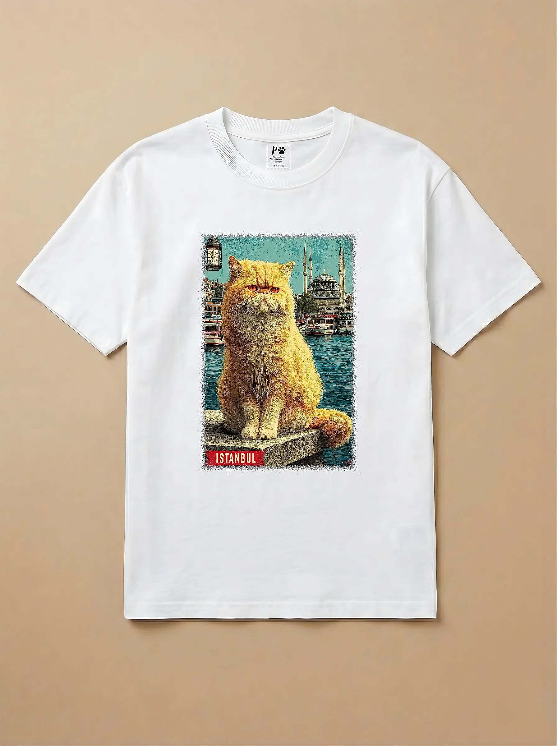 Camisa Gato Persa em Istambul